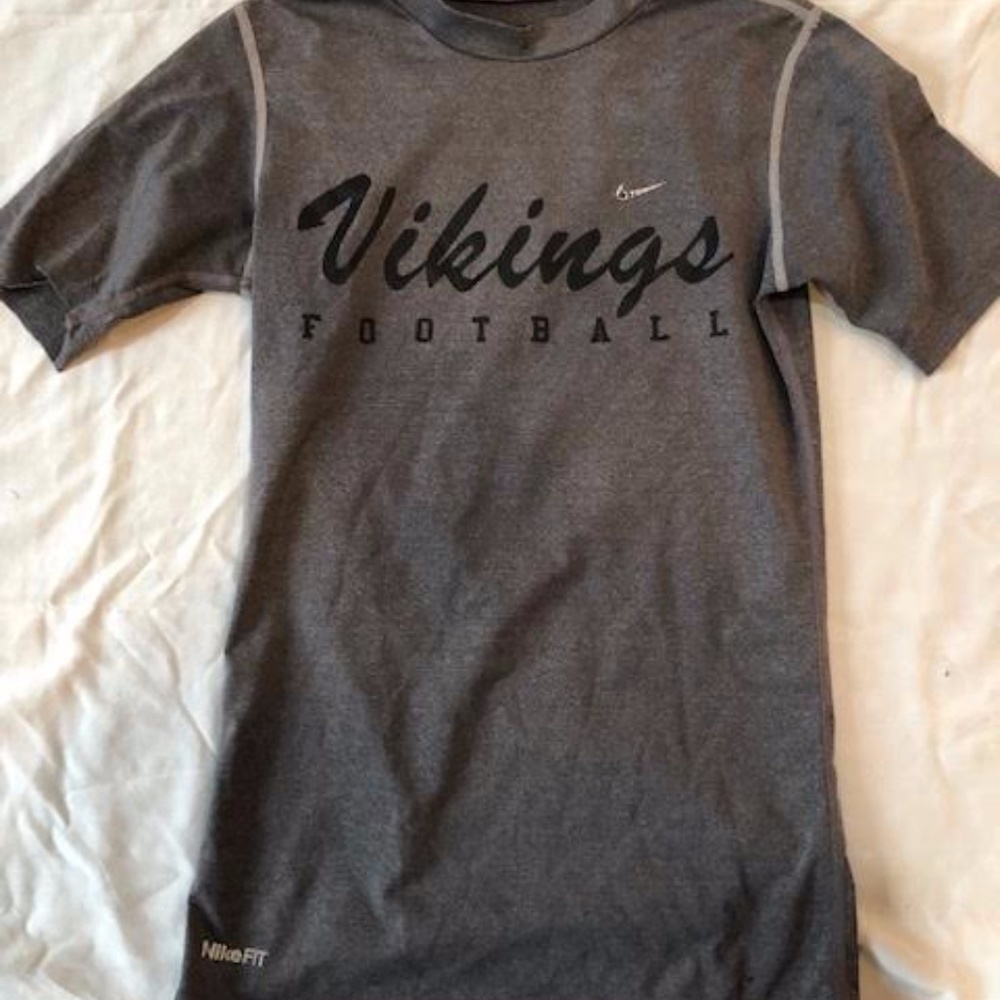 Boy's Gray Moisture Wicking Athletic T-Shirt